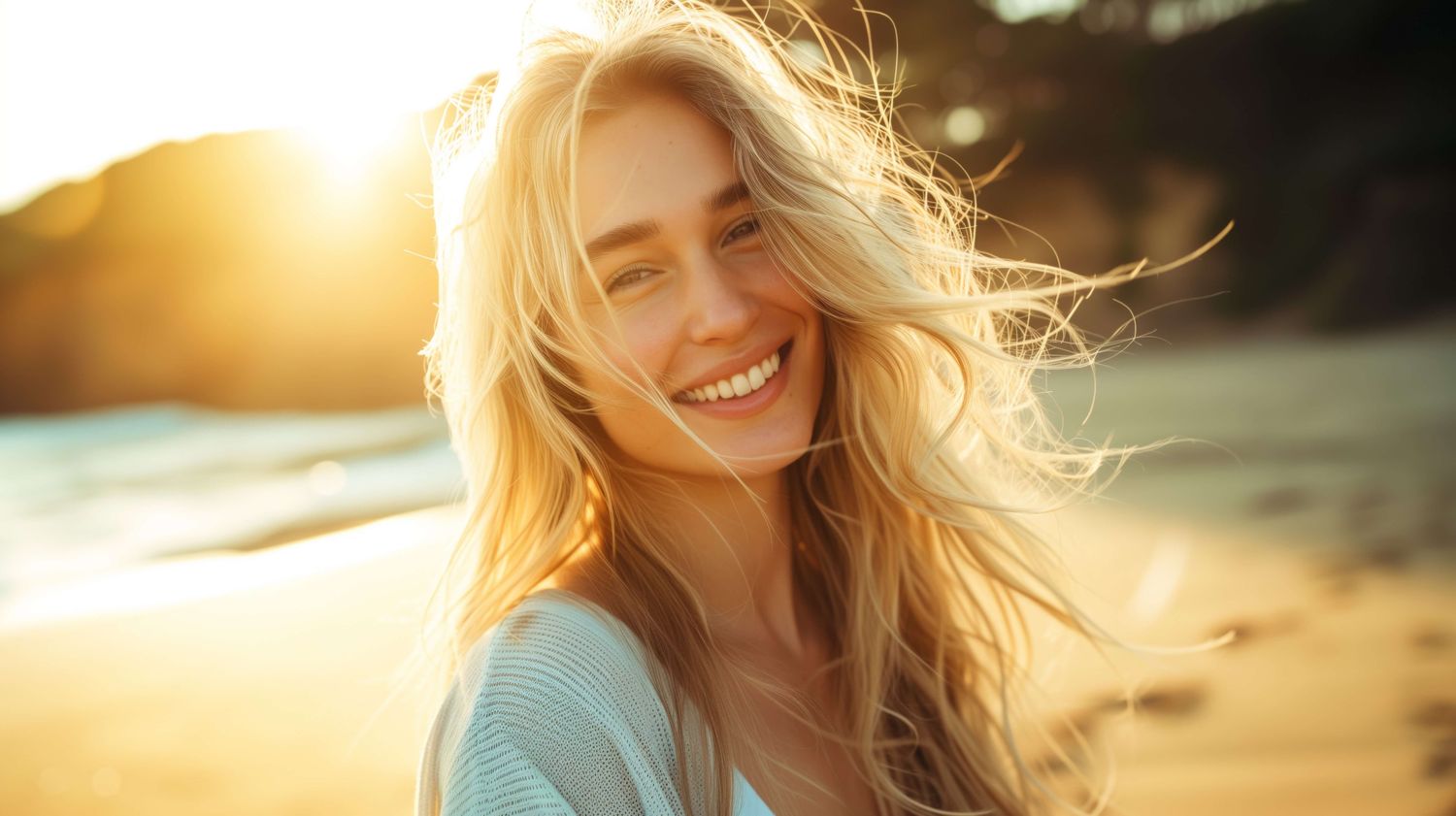 Newport Beach Bioclear Model Smiling