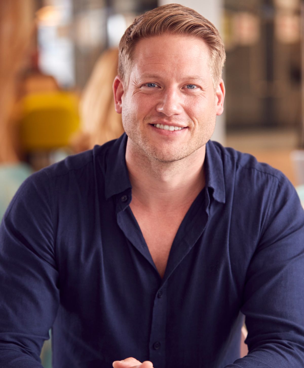 Newport Beach Dental Overlay Model Smiling